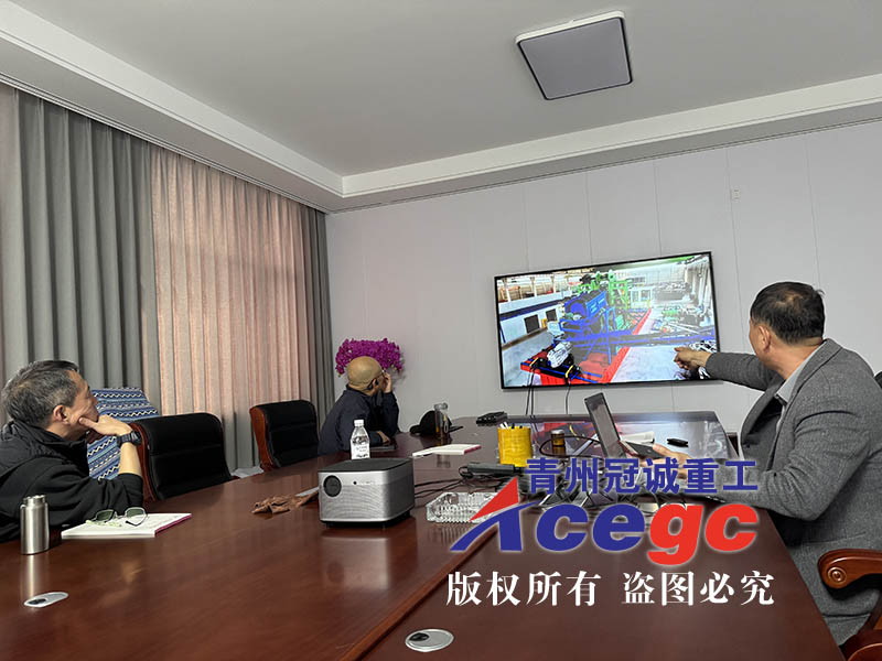 俄罗斯客户实地考察重选机械