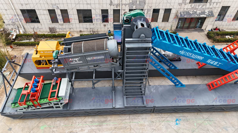 河道金矿重选机械